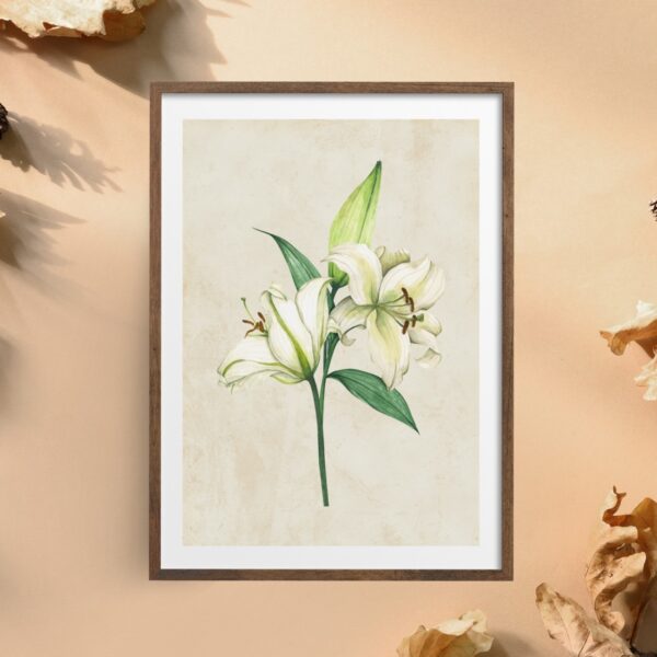 Botanical Floral Wall Art Set of 6 - Image 4