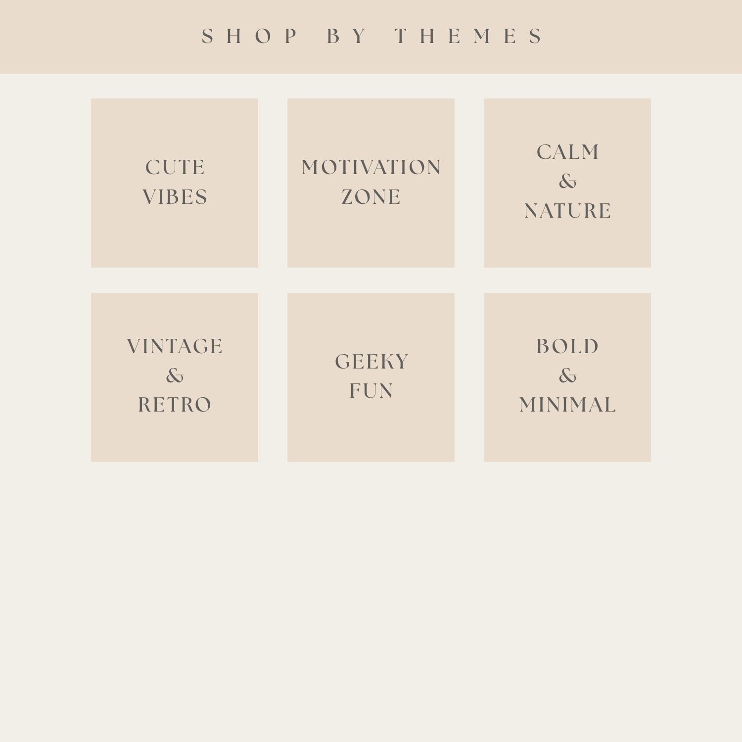 Shop by Themes